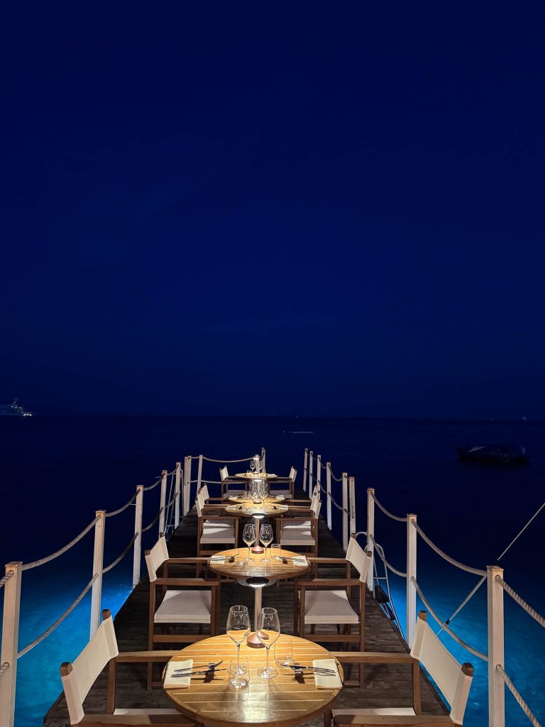 Bagni Sirena_Cena privata sul pontile immerso nel mare di Santa Margherita ligure