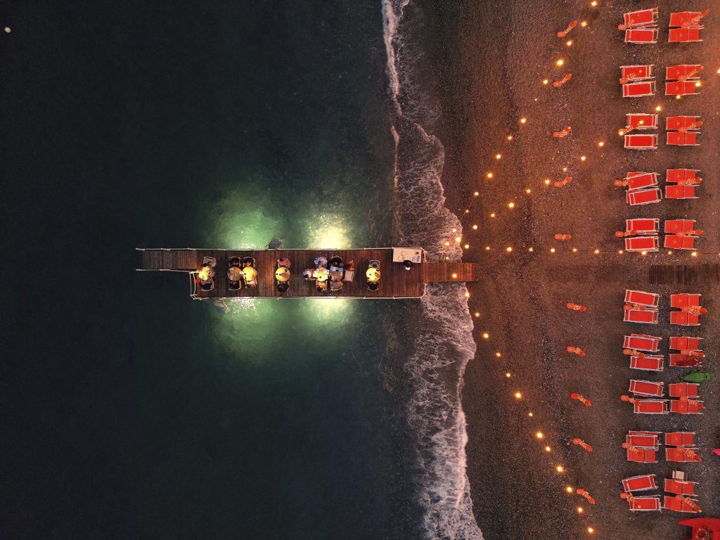 Bagni Sirena-Cena sul pontile.