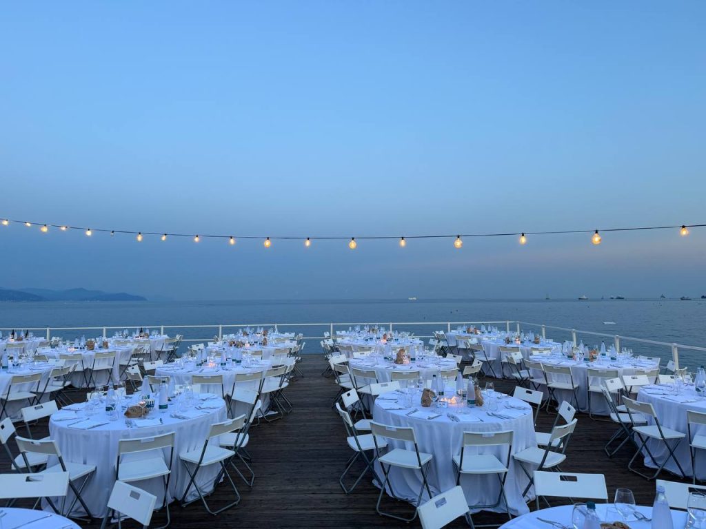 Bagni Sirena-Tavoli vista mare in terrazza